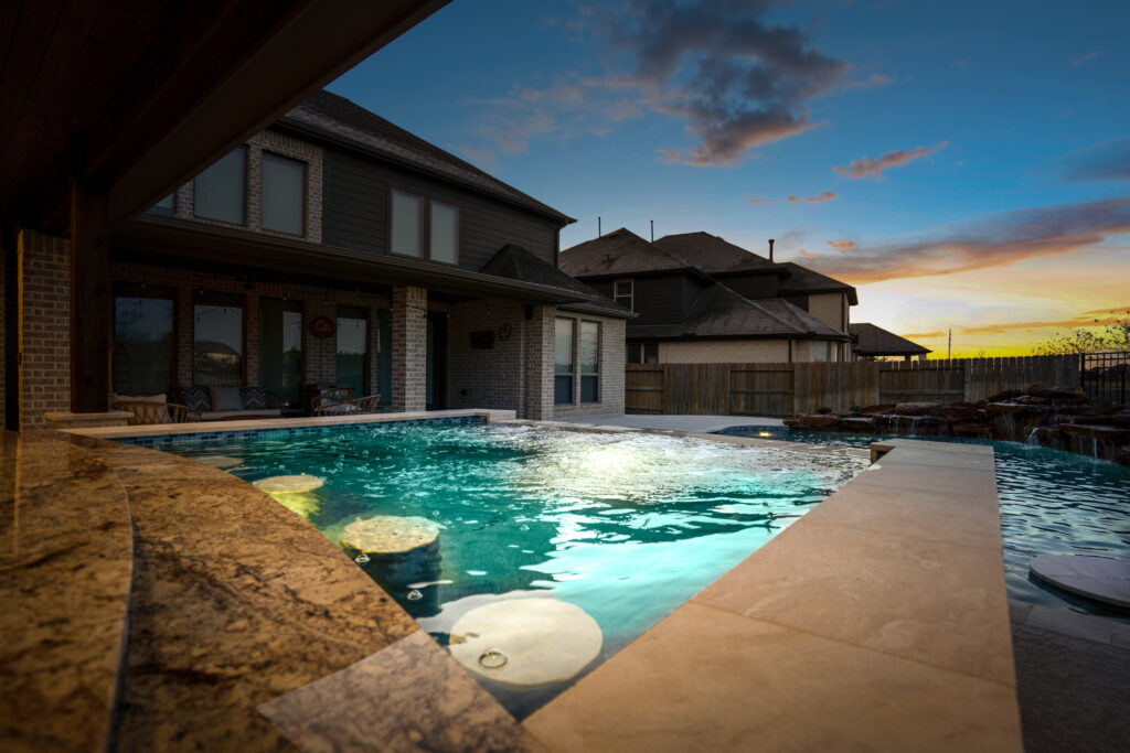 In-pool Stools for swim up bar